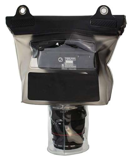 Navitech Black Waterproof Underwater Housing Case/Cover Pouch Dry Bag Compatible with The Canon EOS 1200D / Canon EOS 70D / Canon PowerShot SX50 HS/Canon PowerShot SX510 HS 5