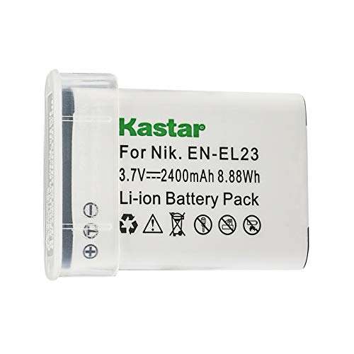 Kastar 4-Pack Battery Compatible with Nikon EN-EL23 EL23 Battery, MH-67 MH-67P Charger, Nikon Coolpix B700, Coolpix P600, Coolpix P610, Coolpix P610s, Coolpix P900, Coolpix P900s, Coolpix S810c Camera 2