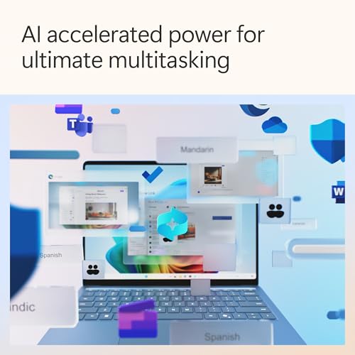 Microsoft New Surface Laptop (7th Edition) - Windows 11 Home Copilot + PC - 15” LCD PixelSense Touchscreen - Qualcomm Snapdragon X Elite (12 Core) - 16GB RAM - 256GB SSD - Platinum - ZHG-00023 3