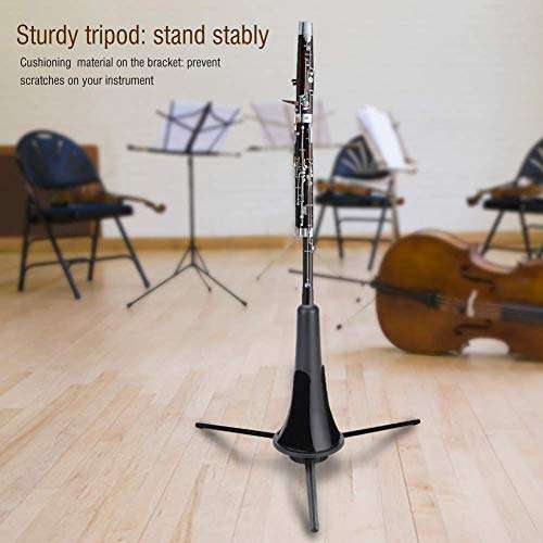 Clarinet Oboe Stand, Detachable Folding Clarinet Oboe Stand Bracket Portable Folding Tripod Holder Support Accessory 5