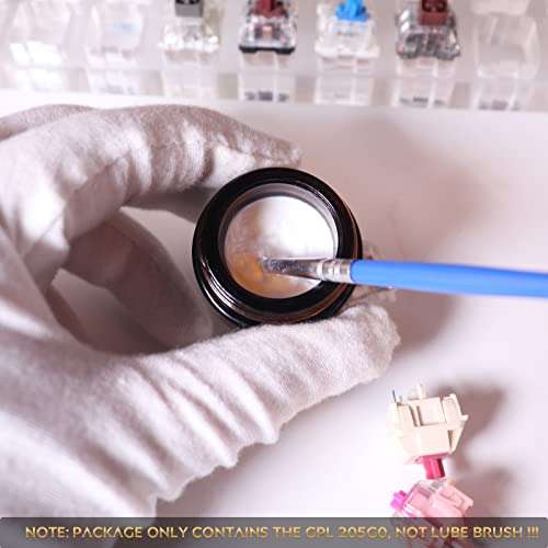 Byhoo 0.35OZ GPL 205G0 Keyboard Lube, Universal Keyboard Grease for Mechanical Keyboards, Switch Lube Kits 6