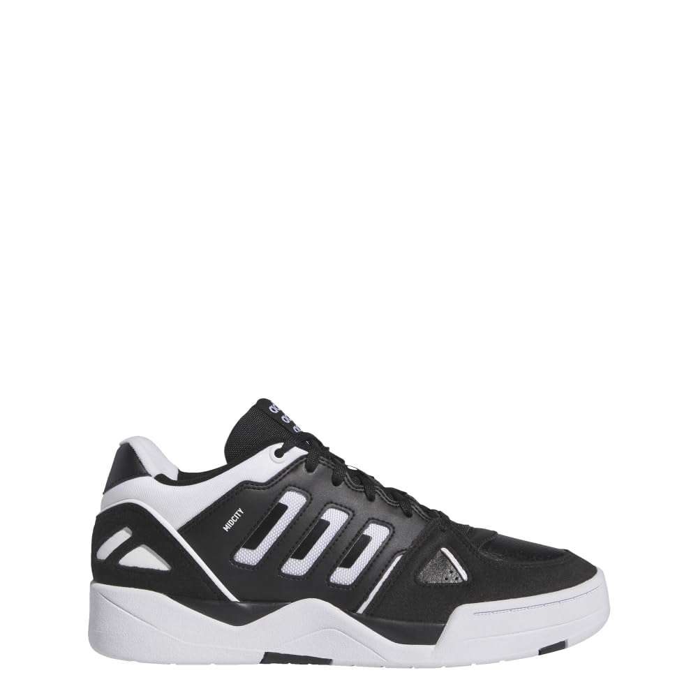 adidas Men's Midcity Low Top, Black/White/Black, 9 2