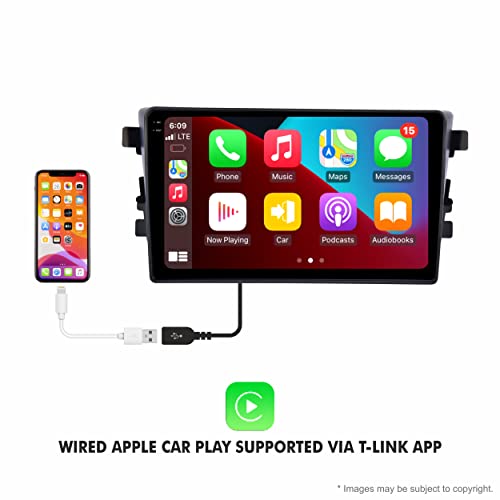 Trony 9 Inches Newly Launch Advanced Car Radio Receiver Android 10 System for Mahindra XUV300 with 2GB/16GB RAM & ROM with Wired Apple Carplay and Android Auto 4