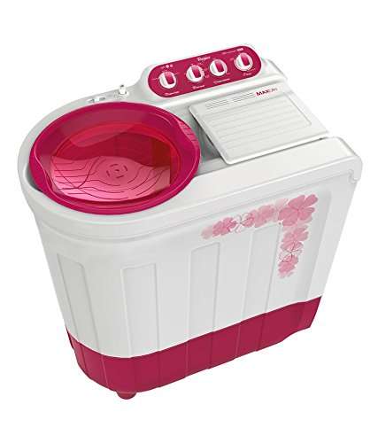 Whirlpool 6.5 kg Semi-Automatic Top Loading Washing Machine (Ace 6.5 Supreme Plus, Coral Red) 1