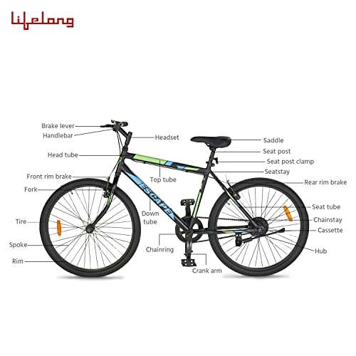 Lifelong LLBC2701 Escape 27.5 T BMX Cycle (Black) I Ideal for: Unisex Adults (Above 15 Years) I Frame Size: 18" | Ideal Height : 5 ft 6 inches | 85% Assembled (Easy Self-Assembly) 3