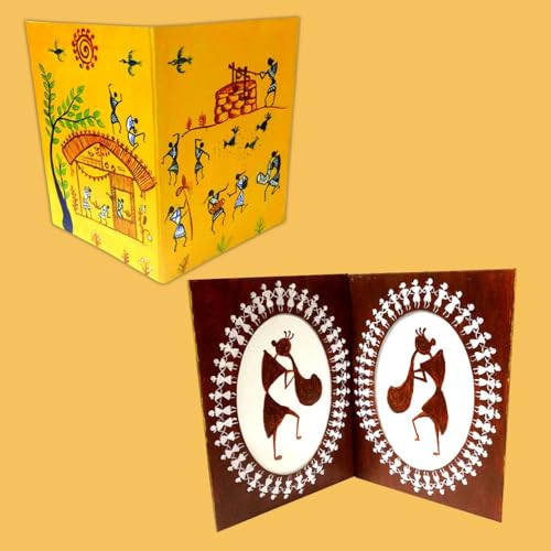 TOYKRAFTT Warli Art Painting Kit Wondrous| Warli Art and Craft Kit for Kids| Learning Activity Games DIY Toys| Craft Kit Kids Activity| Age of 7 Year Above 4
