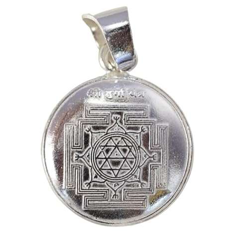 Durga Yantra Silver Locket | Durga Yantra Silver Pendent 1