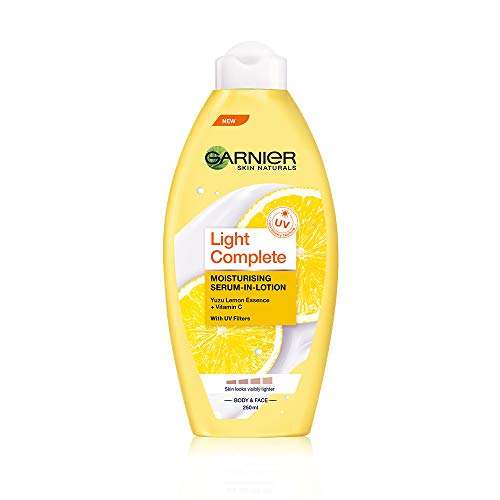 Garnier Skin Naturals Light Lotion, 250ml and Garnier Skin Naturals Sun Control SPF 15 Daily Moisturiser, 50ml 2