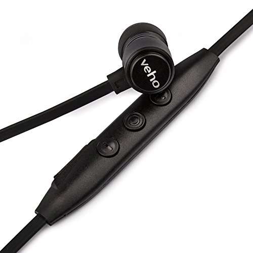 Veho ZB-2 in-Ear Premium Bluetooth Headphones with Built-in Microphone and Remote Control - Black (VEP-015-ZB2) 4