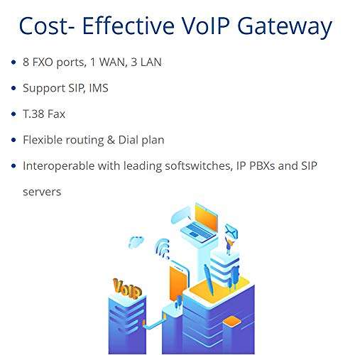 Dinstar DAG1000-8O FXO Analog VoIP Gateway Simple Operation 4