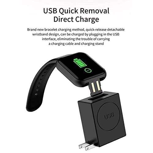 AJO Waterproof Touchscreen Smart Watch Bluetooth Smartwatch with Blood Pressure Tracking, Heart Rate Sensor and Basic Functionality for All Women and Men id16 4