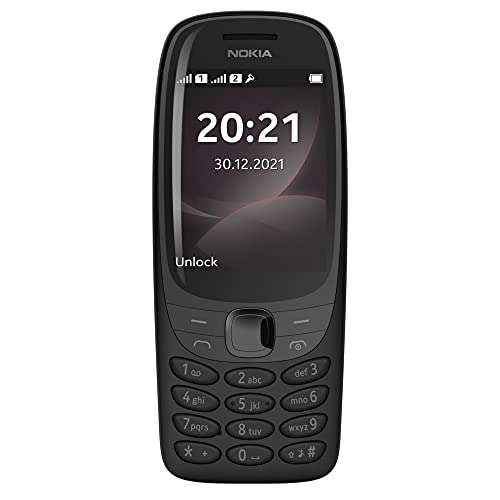 Nokia 6310 Dual SIM Keypad Phone with a 2.8” Screen, Wireless FM Radio and Rear Camera with Flash | Black 1