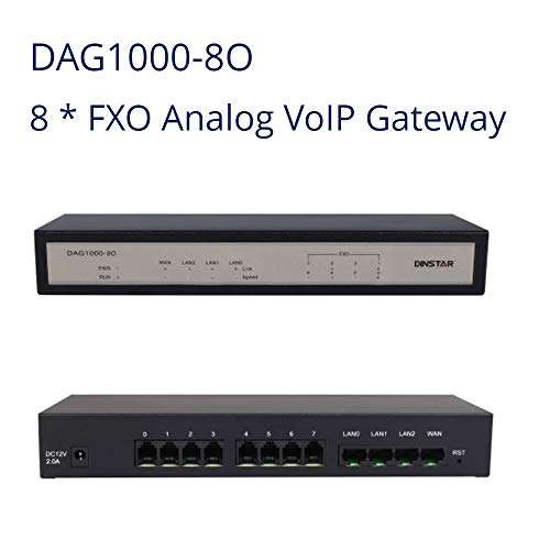 Dinstar DAG1000-8O FXO Analog VoIP Gateway Simple Operation 2