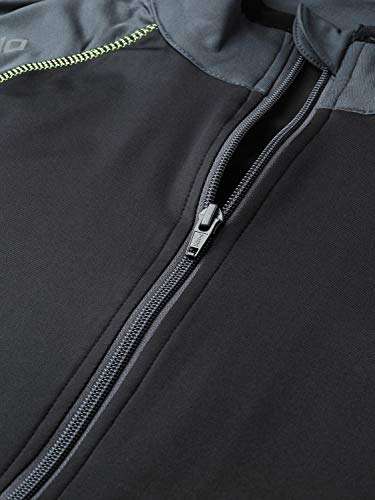 DIDA Black Polyester Athletic Gym Running Sports Tracksuit for Men, XL (TP5181) 5