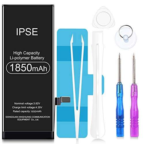 1850mah Battery for iPhone SE (Not Suitable for 5, 5S, 5C),Large Capacity, Polymer Lithium-ion Charging Cell, Equipped with A Full Set of Professional Maintenance Kits, Adhesives and Instructions 1