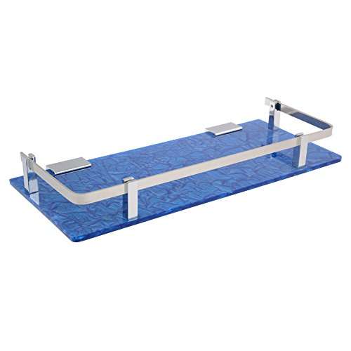 Horseway Acrylic Wall Mount Shelf (Blue-12x5) 1
