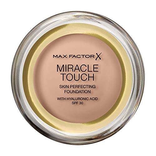 Max Factor Max Factor Miracle Touch Foundation Skin Perfecting Foundation - Warm Almond 45, Warm Almond 45, 11.5 g 1