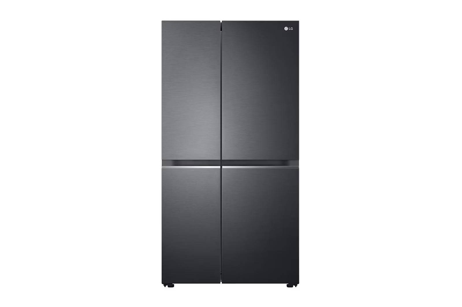 LG 650 L Frost Free Inverter Wi-Fi Side-By-Side Convertible Refrigerator Appliance (2023 Model, GL-B257EMC3, Matte Black, Door Cooling+,Smart Diagnosis™ with Hygiene Fresh) 1