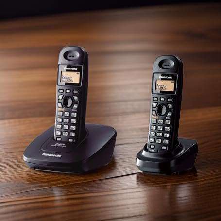 Panasonic 2.4GHz KX-TG3612BX2 Cordless Phone 4