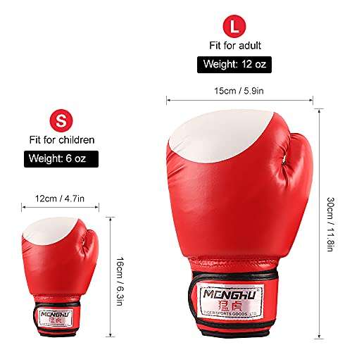 Boxing Gloves Kick Boxing Muay Thai Punching Training Bag Gloves Outdoor Sports Mittens Boxing Practice Equipment for Punch Bag Sack Boxing Pads 6