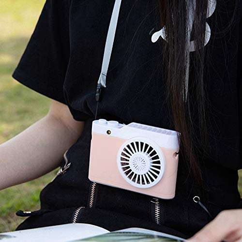 Portable Mini USB Charging Camera Fan Hanging Neck Small Fan dy 4