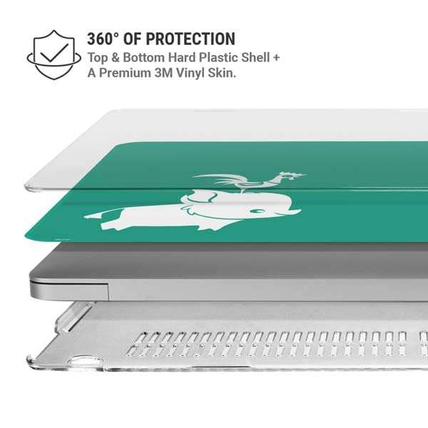 Skinit Laptop Case Plus Skin Compatible with MacBook Air 13in (2020) - Officially Licensed Disney Princess Moana Heihei and Pua Design 5