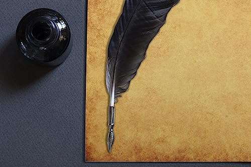 Cornucopia Brands Vintage Antique Design Stationery and Printer Paper, 8 1/2 x 11 inch, 124 Old Style Paper Sheets 5