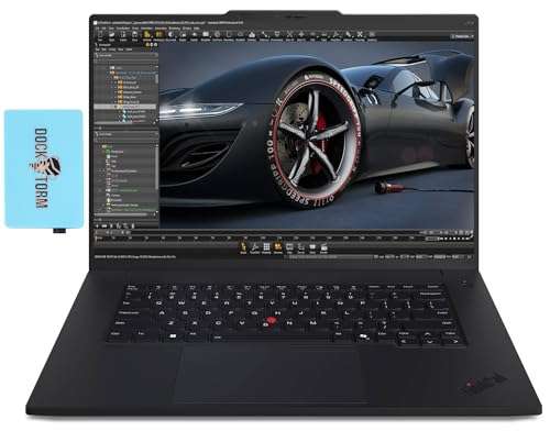 Lenovo ThinkPad P1 Gen 7 Mobile Workstations 16.0" IPS WQXGA Display (Intel Ultra 7-155H, RTX 1000 Ada 6GB, 16GB LPDDR5X, 8TB SSD, Backlit KB, Win11P) w/DKZ Hub USB Port Expander 1