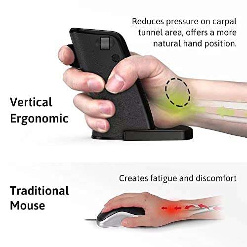 RAGNOK Gun Mouse FPS and TPS Gaming Mouse - Unique triggers MX Black Silent Switches for Gaming and Office- Vertical Grip - for PC/Mac 6