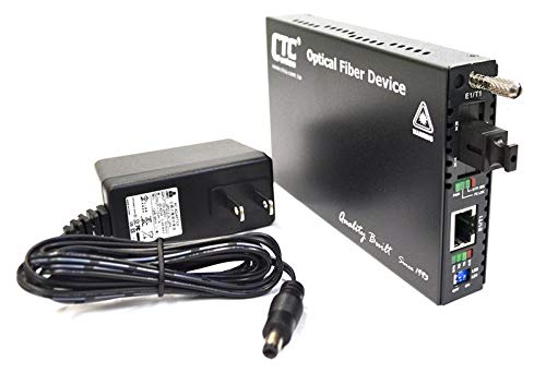 FRM220-E1-T1R-SC02A - T1 RJ45 100ohm (and E1 120ohm) to Single Strand BiDi Tx:850nm/Rx:1310nm Multi-Mode Fiber Media Converter (T1 Modem), 2Km
