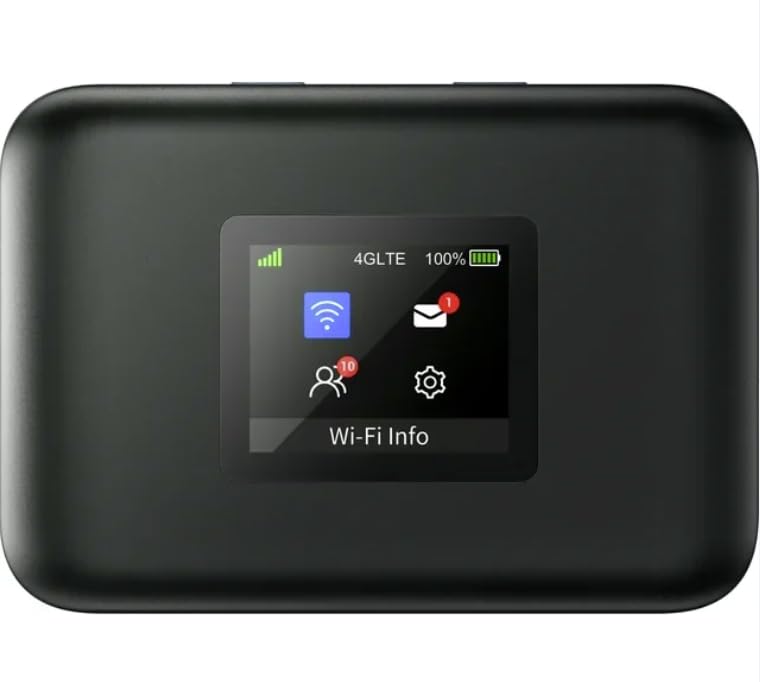 AT&T Turbo Hotspot 3: 256 MB, Black - Prepaid Hotspot, Connects Up to 16 Devices, Dual Band Wi-Fi, Long Lasting Battery 1