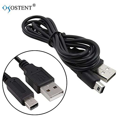 OSTENT USB Charger Power Supply Cable Cord for Nintendo 3DS LL/XL Game Console 2
