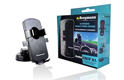 Bergmann Auto Grip Automatic Mobile Holder (XL, Black) 1