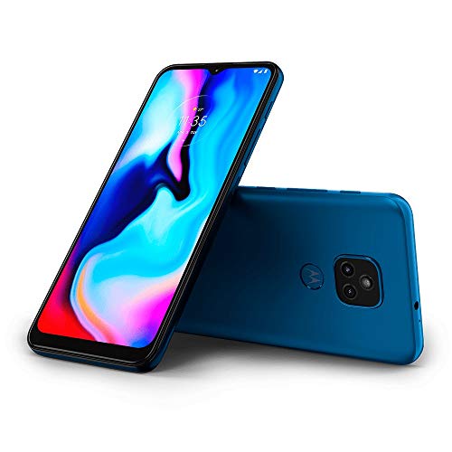 Motorola Moto E7 Plus XT2081-1 64GB Dual Sim GSM Unlocked Android Smartphone - Misty Blue (Renewed) 6