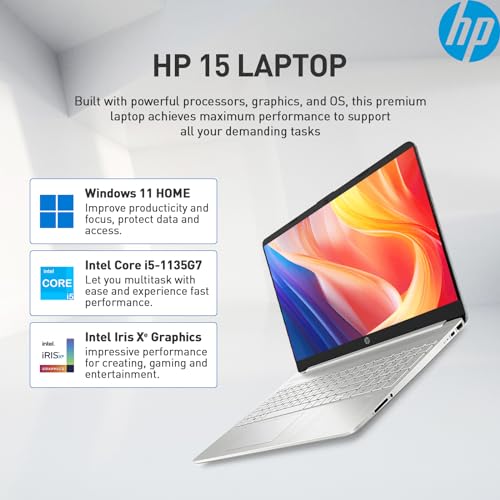 HP 15.6 Laptop, Intel Core i5, 32GB RAM, 1TB SSD, Windows 11, FHD Display, Number Pad, Webcam 2