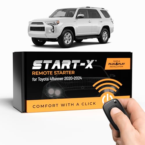 Start-X Remote Starter Kit for 2020-2024 4Runner Push to Start || 3X Lock to Remote Start || Zero Wire Splicing! 1