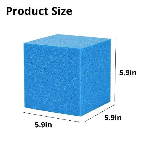 Foam Cubes 144 pcs, 5.9"x5.9"x5.9" Colorful Flame Retardant Foam Pit Blocks Premium Quality Foam Pit Cubes for Trampoline Arenas, Gymnastics, Parkour Courses, Skateboard Parks, Playground(5 Colors) 2