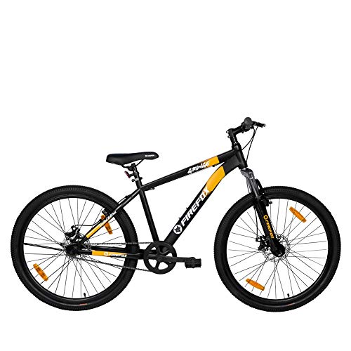 Firefox Bikes Grunge-D , 27.5T MTB Mountain cycle I Frame size: 17 Inches(BLACK) - Unisex Adults