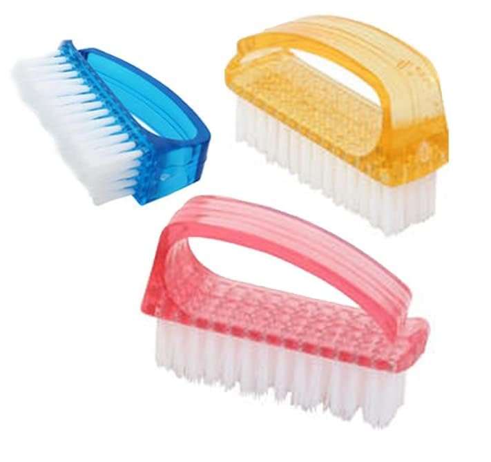 Godaddyearth Plastic Nail Cleaning Scrubbing Brush Multipurpose Manicure Tools for Men Women Fingernail and Toenail Scrub Cleaning Brushes 4