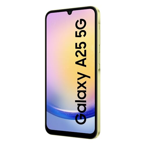 Samsung Galaxy A25 5G (Yellow, 8GB, 256GB Storage) | 50 MP Main Camera | Android 14 with One UI 6.0 | 16GB Expandable RAM | Exynos 1280 | 5000 mAh Battery 4