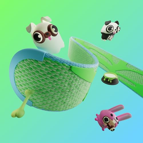 Google Fitbit Ace LTE Band - Kids Smartwatch Band - Water Resistant - One Size Fits All - Spooky Pugs 2