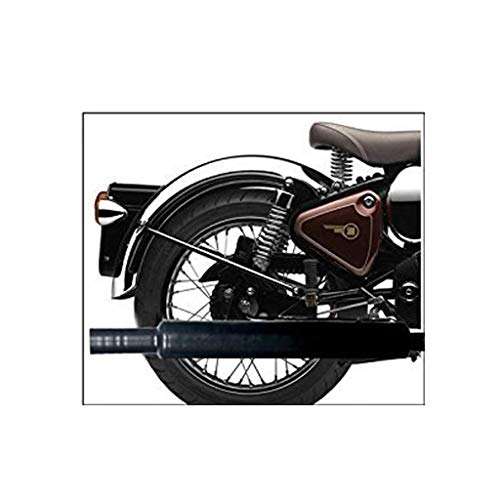 Dhe Best SIL116 Bike Bullet Silencer Exhaust Customized Long Bottle Punjab Dholki Black Silencer for Royal Enfield All Models 3
