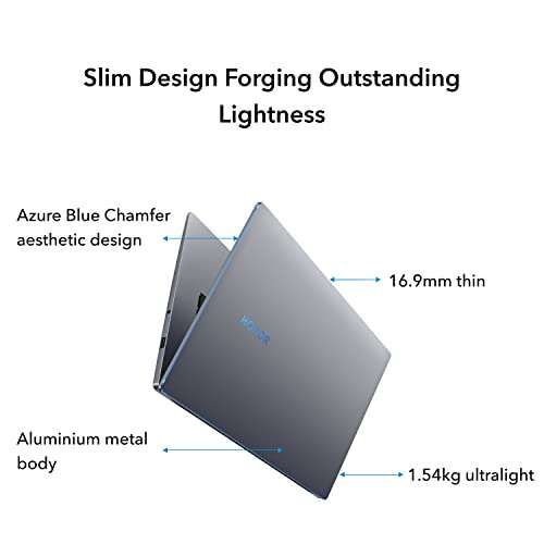 HONOR MagicBook 15, AMD Ryzen 5 5500U 15.6-inch (39.62 cm) FHD IPS Anti-Glare Thin and Light Laptop (8GB/256GB PCIe SSD/Windows 11/ Metal Body/Fingerprint Login/1.54Kg), Gray, BohrM-WDQ9CHNE 5