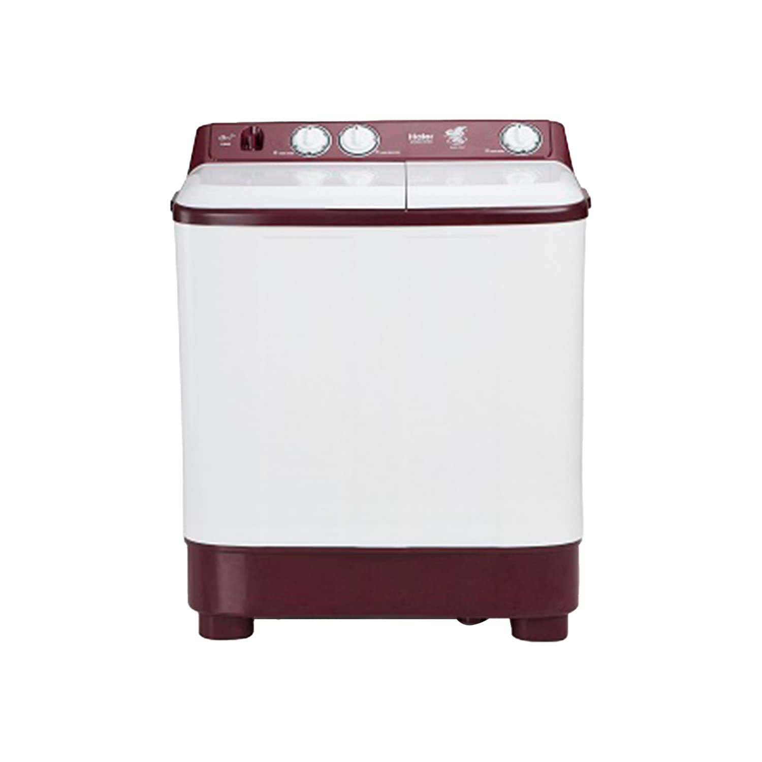 Haier 7 Kg 5 Star Rating Semi Automatic Top load Washing Machine (HTW70-1187BON, White) 1