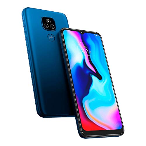 Motorola Moto E7 Plus XT2081-1 64GB Dual Sim GSM Unlocked Android Smartphone - Misty Blue (Renewed) 1