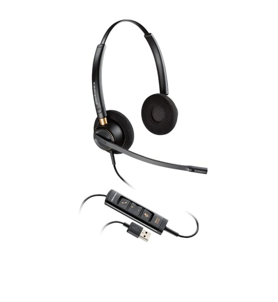 Plantronics EncorePro HW525 USB Binaural On-Ear Headset 1