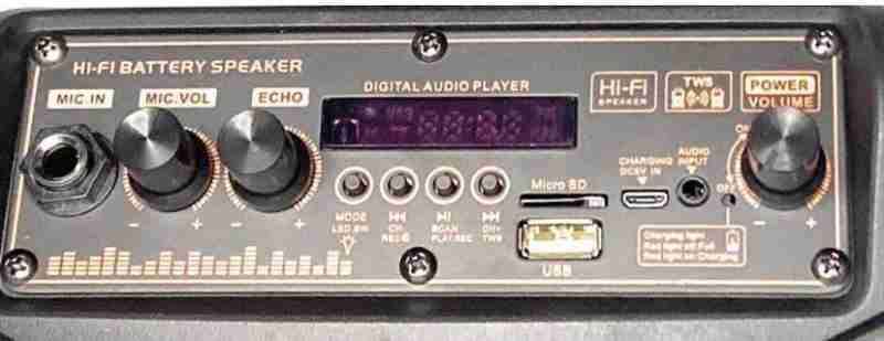 SKPM Wireless Karaoke Trolley Bluetooth Speaker 6