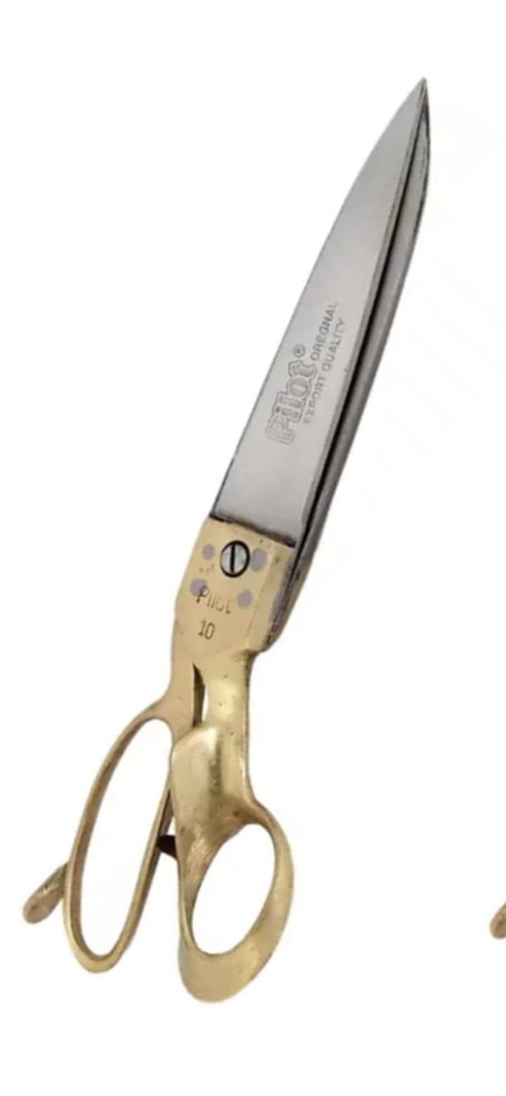 Brass handle talioring scissors 4