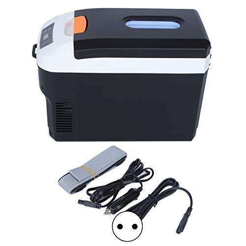 Mini Refrigerator, Practical Car Refrigerator, Digital Display Dual-Use Intelligent Portable for Home Office Car(Pink) 5