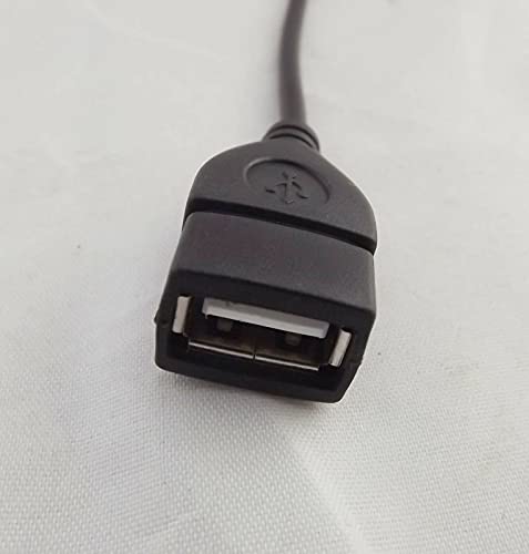 Connectors 10pcs 3.5mm Male AUX Audio Plug to USB 2.0 Female Converter Cable Cord Car MP3 - (Cable Length: 25cm, Color: Black) 6